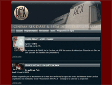 Tablet Screenshot of cinemarex.org